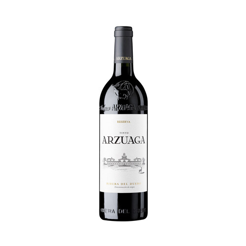 ARZUAGA  Vino tinto reserva con D.O. Ribera del Duero botella 75 cl.