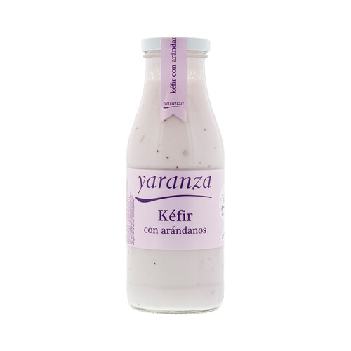 YARANZA Kéfir con arándanos elaborado con leche fresca de vaca 500 g.