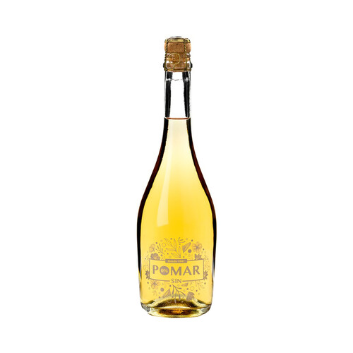 POMAR Sidra espumosa sin alcohol (0.0%) botella de 75 cl.
