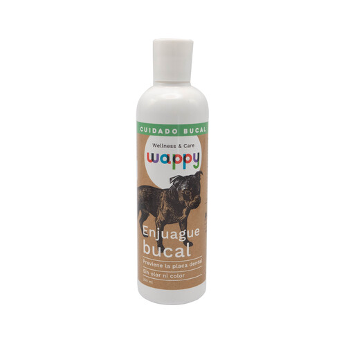 WAPPY Enjuague bucal para perros 250 ml.