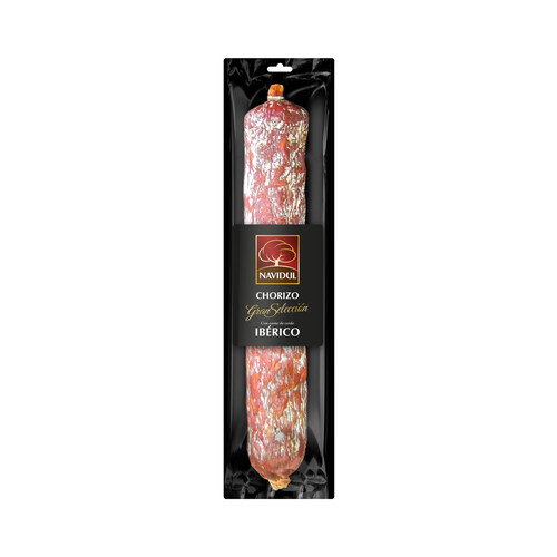 NAVIDUL Chorizo con carne de cerdo ibérico NAVIDUL Gran selección 225 g.