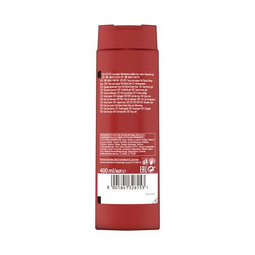 OLD SPICE Gel para ducha o baño, específico para hombre OLD SPICE Deep sea 400 ml.