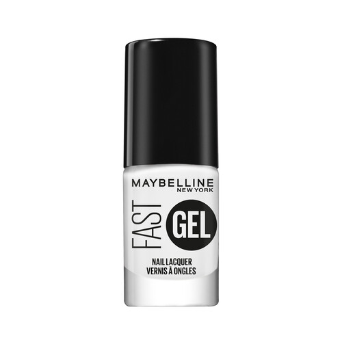 MAYBELLINE Fast gel tono 01 Top coat Esmalte de uñas de secado rápido efecto gel.