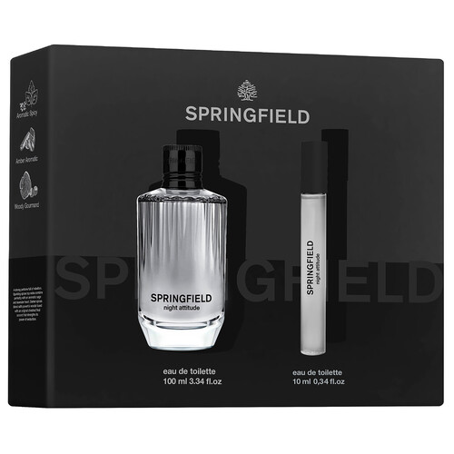 SPRINGFIELD Night attitude Estuche de colonia para hombre.