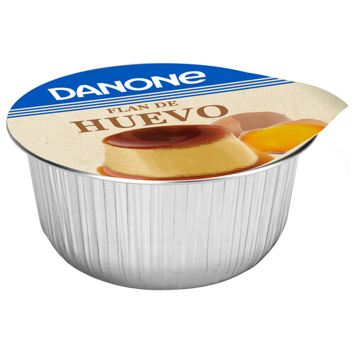 DANONE Flan de huevo con caramelo, elaborado sin gluten DANONE 4 x 100 g.