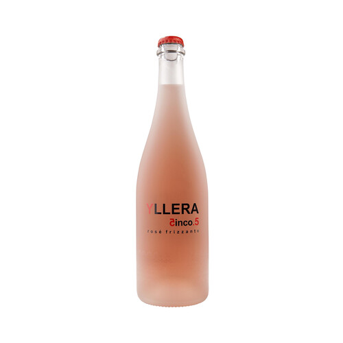 YLLERA 5.5 Vino rosado frizzante espumoso con bajo contenido en alcohol botella 75 cl.