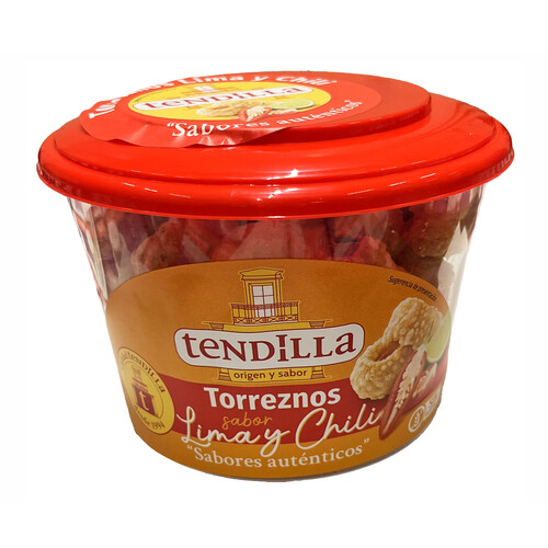 TENDILLA Torrezno frito sabor lima-chili 125 g