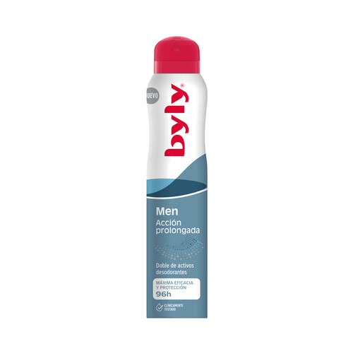 BYLY Desodorante en spray para hombre con protección hasta 96 horas BYLY 200 ml.