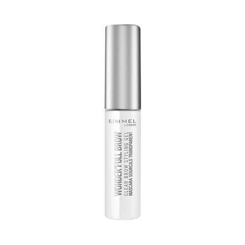 RIMMEL Wonderfull brow  tono transparente Máscara de cejas acondicionador en gel.