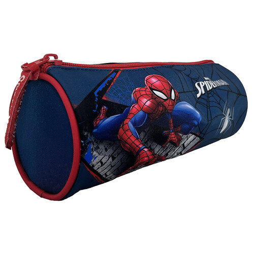 Estuche portatodo redondo, SPIDERMAN, 1 compartimento, ALCAMPO.