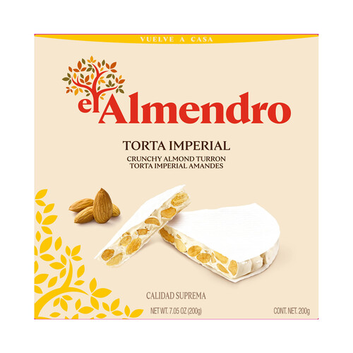 EL ALMENDRO Torta imperial de turrón duro 200 g.