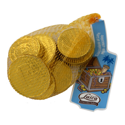 LAICA Monedas de chocolate con leche 80 g.