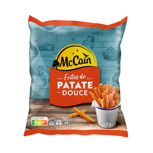 McCAIN Palitos de batata dulce, prefritos y ultracongelados McCAIN Sweet 500 g.