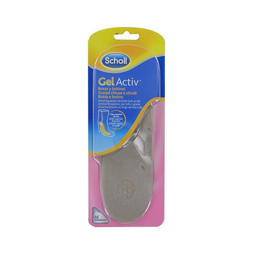 SCHOLL Gel activ Plantillas para amortiguación todo el día para botas y botines 2 uds.