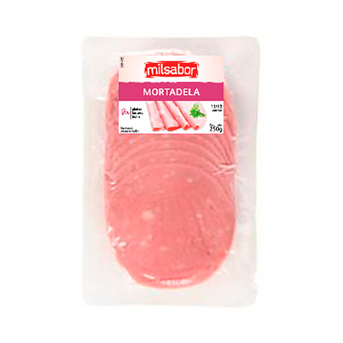 MILSABOR Mortadela cortada en lonchas 250 g.