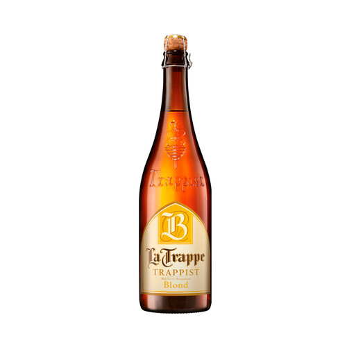 LA TRAPPE Cerveza trapense holandesa blond botella 75 cl.