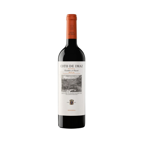 COTO DE IMAZ  Vino tinto reserva con D.O. Ca. Rioja botella 75 cl.