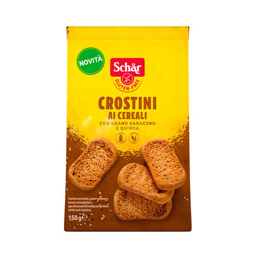 SCHAR Tostadas sin gluten de sarraceno y quinoa 150 g.