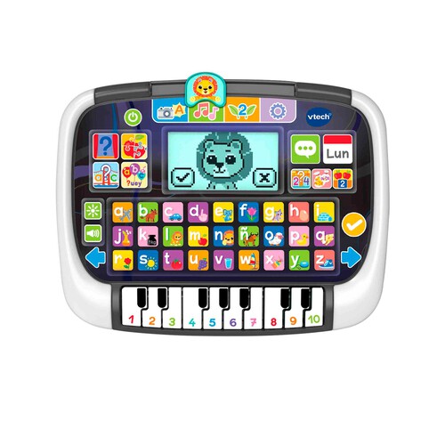 Panel educativo con piano Tablet infantil multi-app Juguete musical VTech. Edad recomendada desde 2-5 años