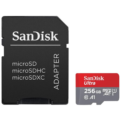 Tarjeta de memoria SANDISK ULTRA SDSQUAC MicroSDXC 256GB.