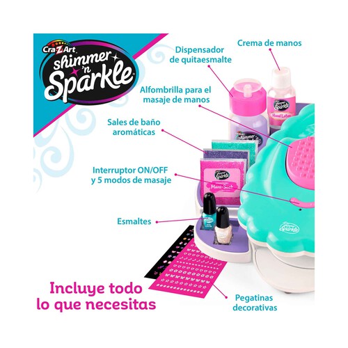 COLORBABY Shimmer N Sparkle-5 En 1 Spa De Uñas +8 años