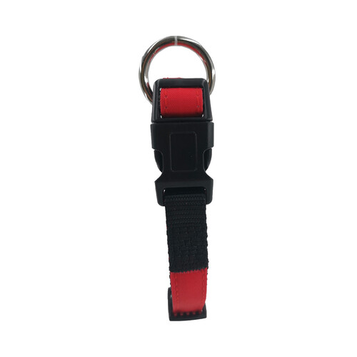 PRODUCTO ALCAMPO Collar de perro (1.5 cm.) rojo, para perros S/M 32 - 40 cm.