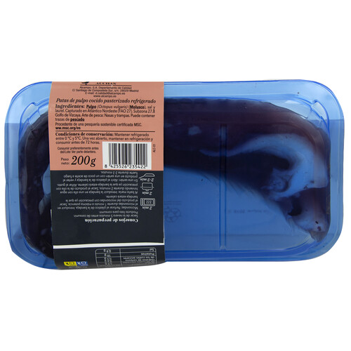 AUCHAN Pulpo del Cantábrico 200 g. Producto Alcampo