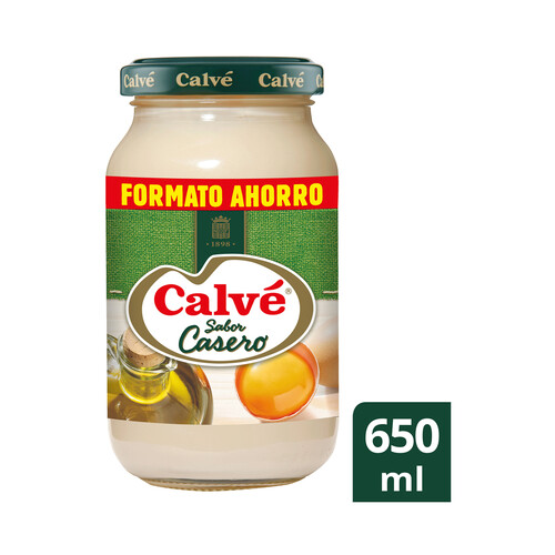 CALVÉ Mayonesa sabor casero frasco 650 ml.