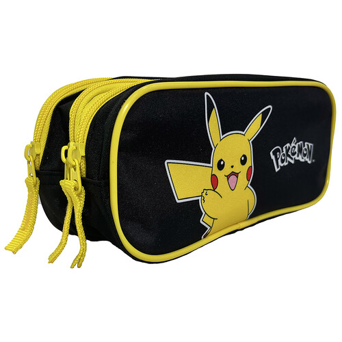 Estuche portatodo, POKEMON PIKACHU, 2 compartimentos, ALCAMPO.