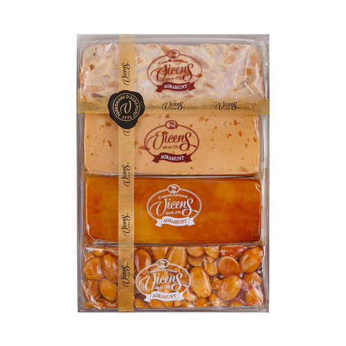 Turrón duro almendra VICENS 320 g.