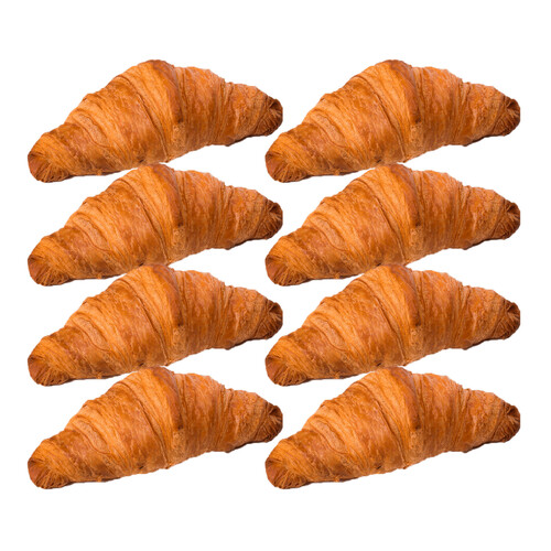 Croissant de mantequilla, 8 uds, 400g.