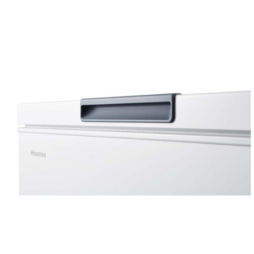 Arcón congelador HISENSE FT125D4AWE, clasificación energética: E, H: 85,4cm,A: 54,6cm, F: 47,9cm, capacidad total: 95L.