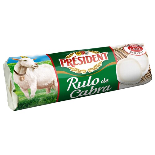 PRÉSIDENT Queso rulo cabra PRÉSIDENT 180 g.