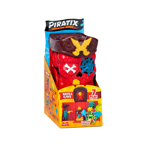 PIRATIX Playset Secret Skull Cave con figura exclusiva