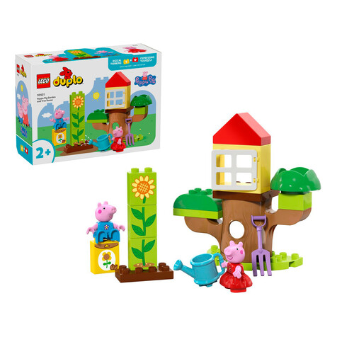 LEGO Duplo, jardín y casa del árbol de Peppa Pig.