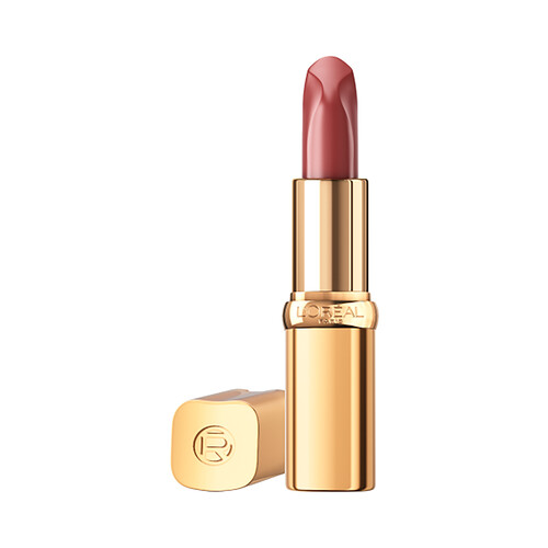 L´ORÉAL PARIS Color riche Tono Worth it intense Barra de labios con acabado satinado.