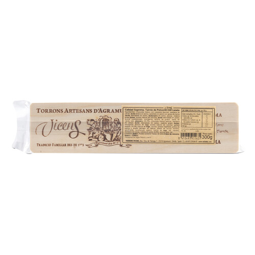 VICENS Turrón de polvorón con canela 300 g.