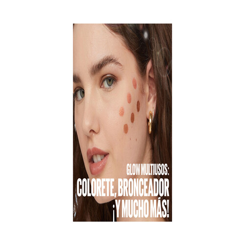 MAYBELLINE Sunkisser tono 8 Shades on Colorete bronceador efecto buena cara.