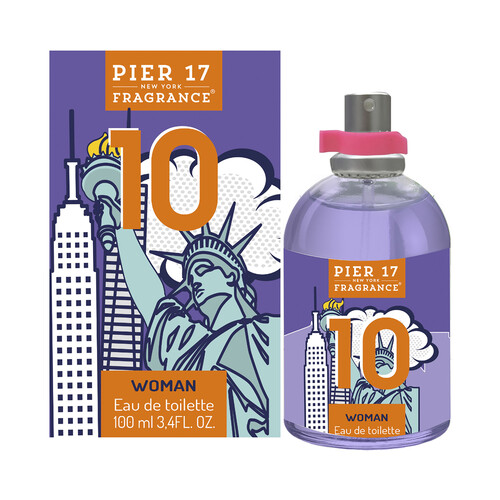 PIER 17 10 Eau de toilette para mujer con vaporizador en spray 100 ml.