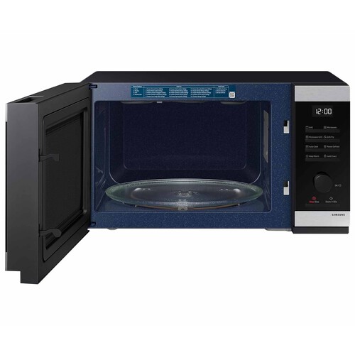 Microondas con grill SAMSUNG MG23DG4524AT, capacidad 23L, potencia: 800W, Grill:1100W.