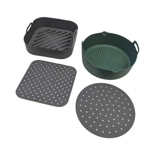 Protector de silicona redondo para Airfryer 20x0,12cm.