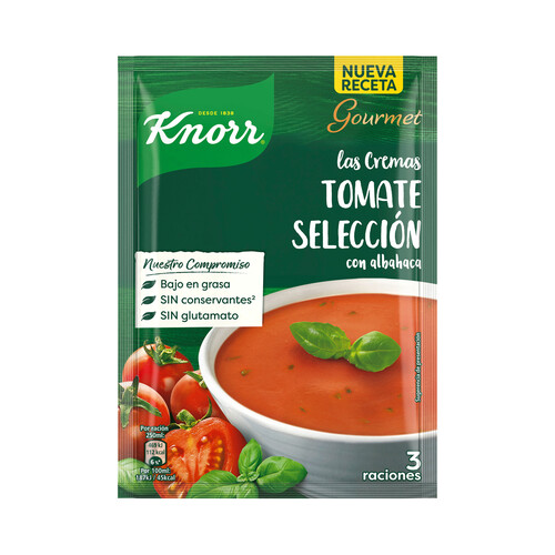 KNORR Crema de tomate sobre de 85 g.