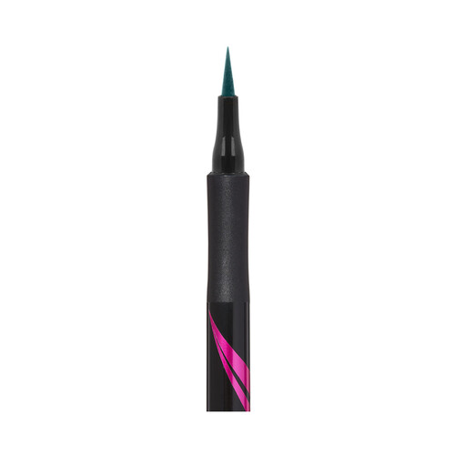 MAYBELLINE Hyper precise all day tono 730 Esmerald Delineador (Eyeliner) líquido waterprof, de larga duración.