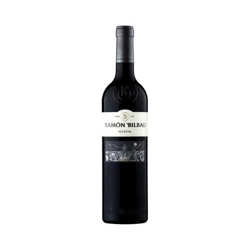 RAMÓN BILBAO  Vino tinto reserva con D.O. Ca. Rioja botella 75 cl.