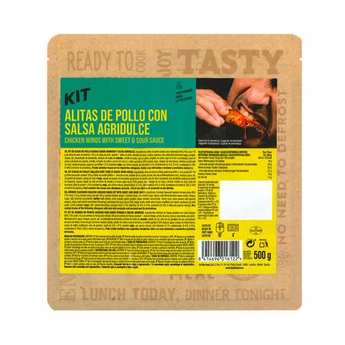 OH MY MEAL! Fun kit alitas asadas agridulce 500 g.