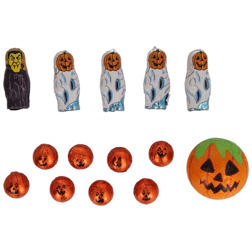 Calabaza Halloween con bolas de chocolate MIGUELAÑEZ 100 gr,