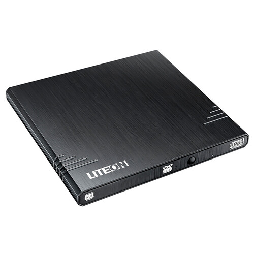Grabadora de DVD externa LITEON eBAU108 portátil, conexión USB 2.0.
