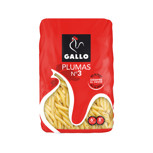 GALLO Pasta pluma nº 3 GALLO paquete de 450 g.