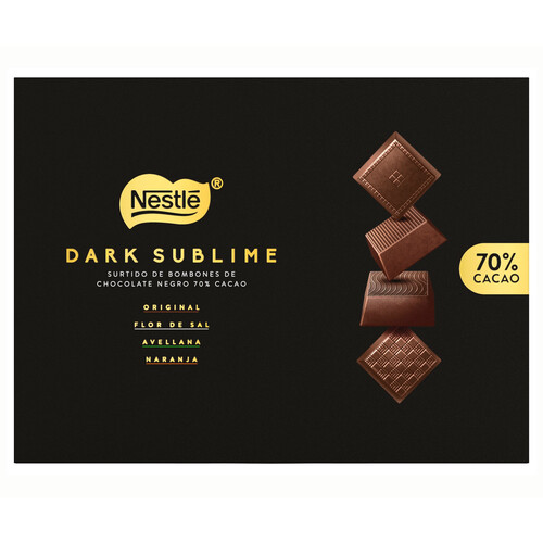 NESTLÉ Bombones dark sublime 145 g.