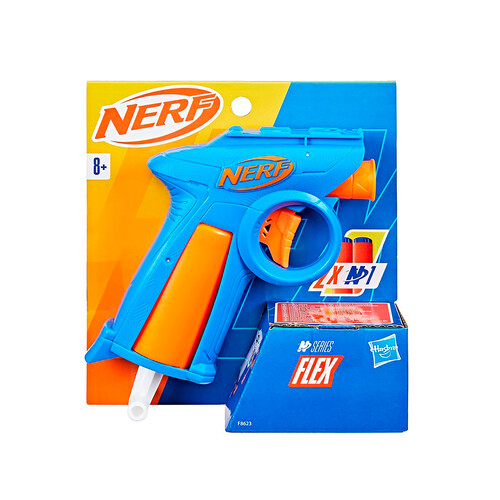 Lanzador NERF N Series Flex Blaster con 2 dardos N1, +8 años.